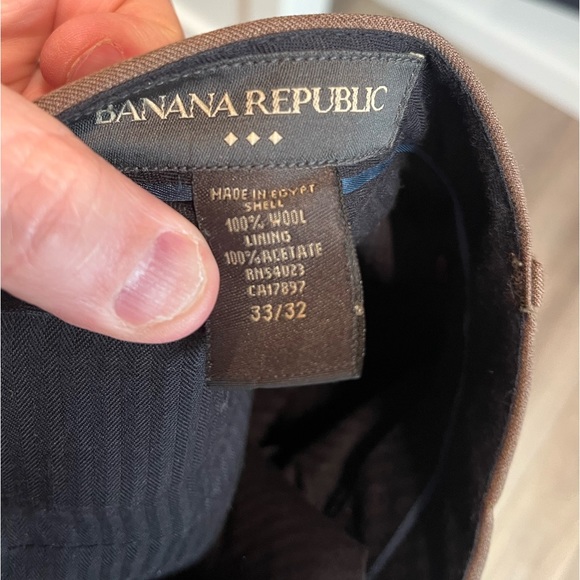 Men’s Banana Republic Dress Pants Slacks 33x32 - Picture 2 of 2
